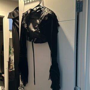 Velvet Bolero Jacket - with HOOD!